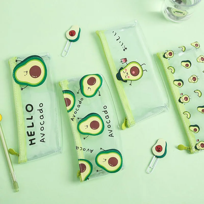 Avocado Pencil Case School Pencil Box Pencil Case Pencil Bag School Supplies Stationery