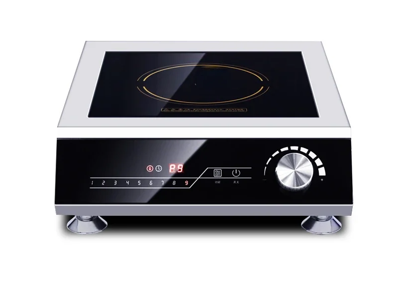 Commercial Custom 3.5KW Touch Knob Electric Induction Cooker And Gas Stove Restaurant