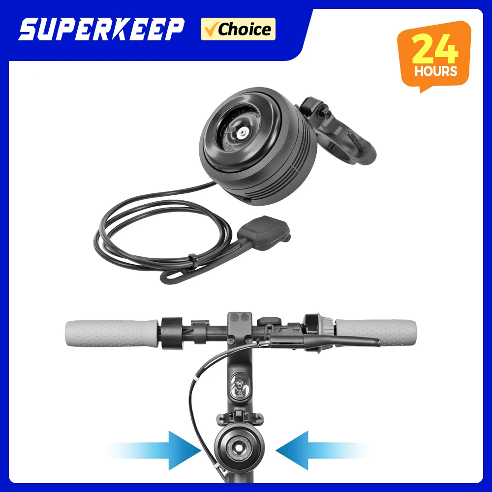 

Anti Theft Horn Electric Scooter Bell with Alarm Waterproof USB Rechargeable for Dualtron Victor Thunder2 Storm Achilleus Parts