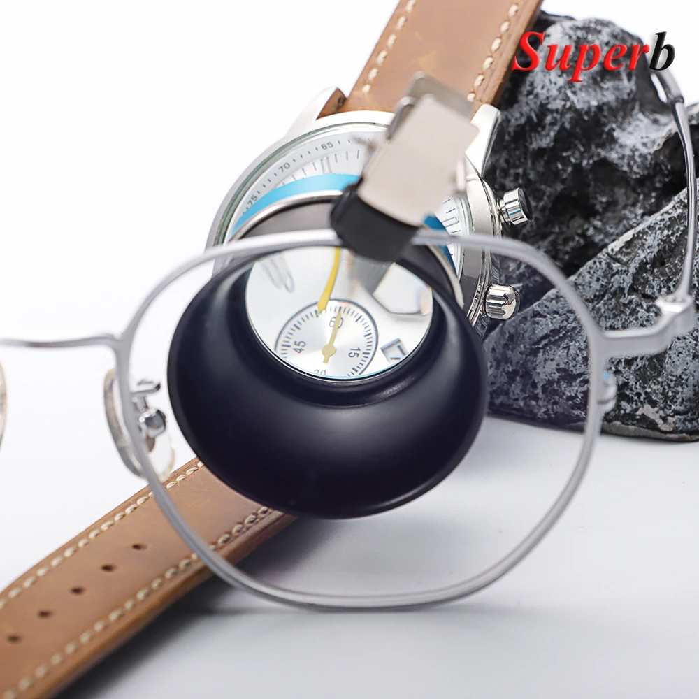 4 قطعة ساعة المكبر أداة العين العدسة حلقة المكبر مجوهرات من الزجاج أدوات مكبرة أدوات الساعاتي 5X 10X 15X