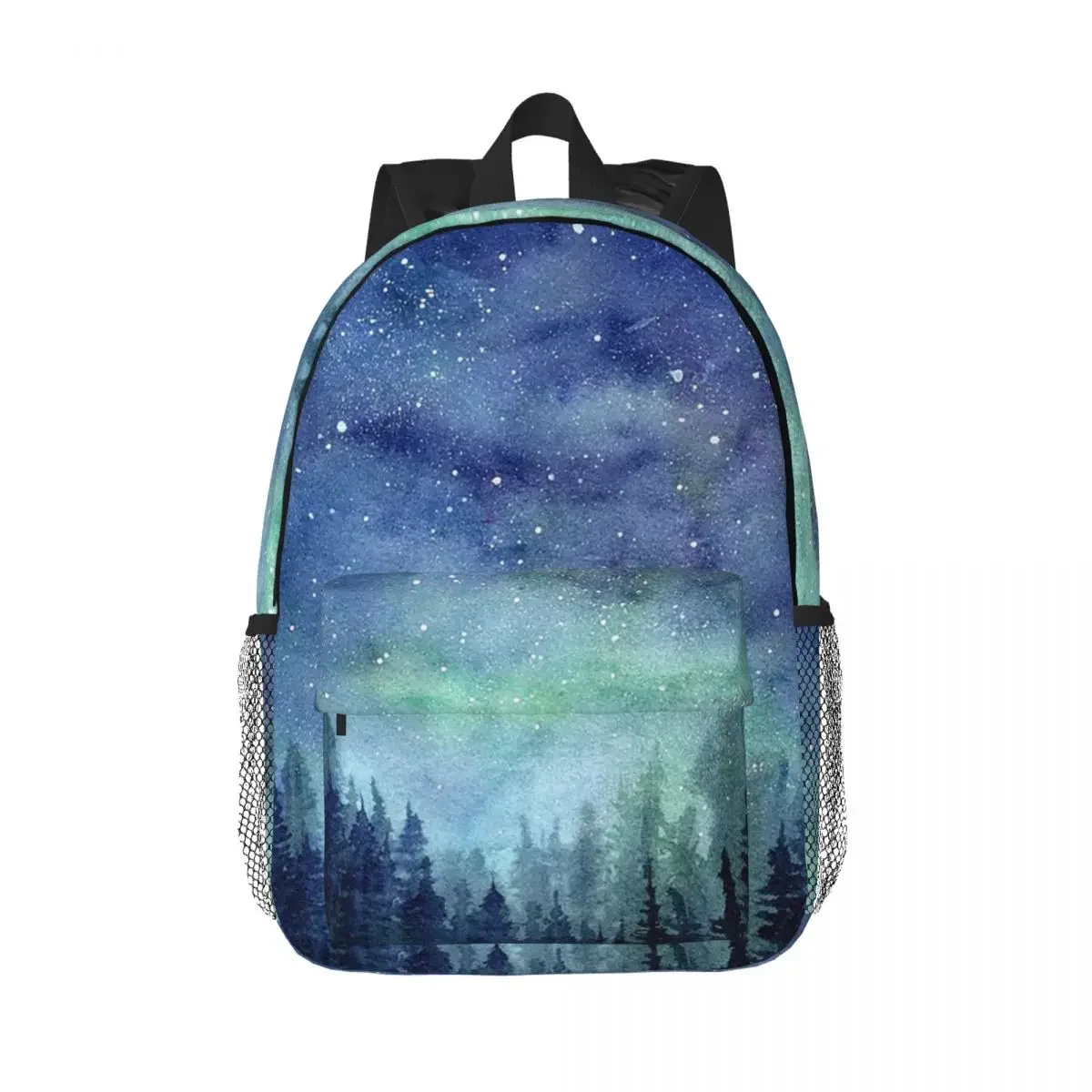 Sac à dos Galaxy aurores boréales pour garçons et filles, cartable d'école pour enfants, sac à dos de voyage, sac initié, grande capacité, mode