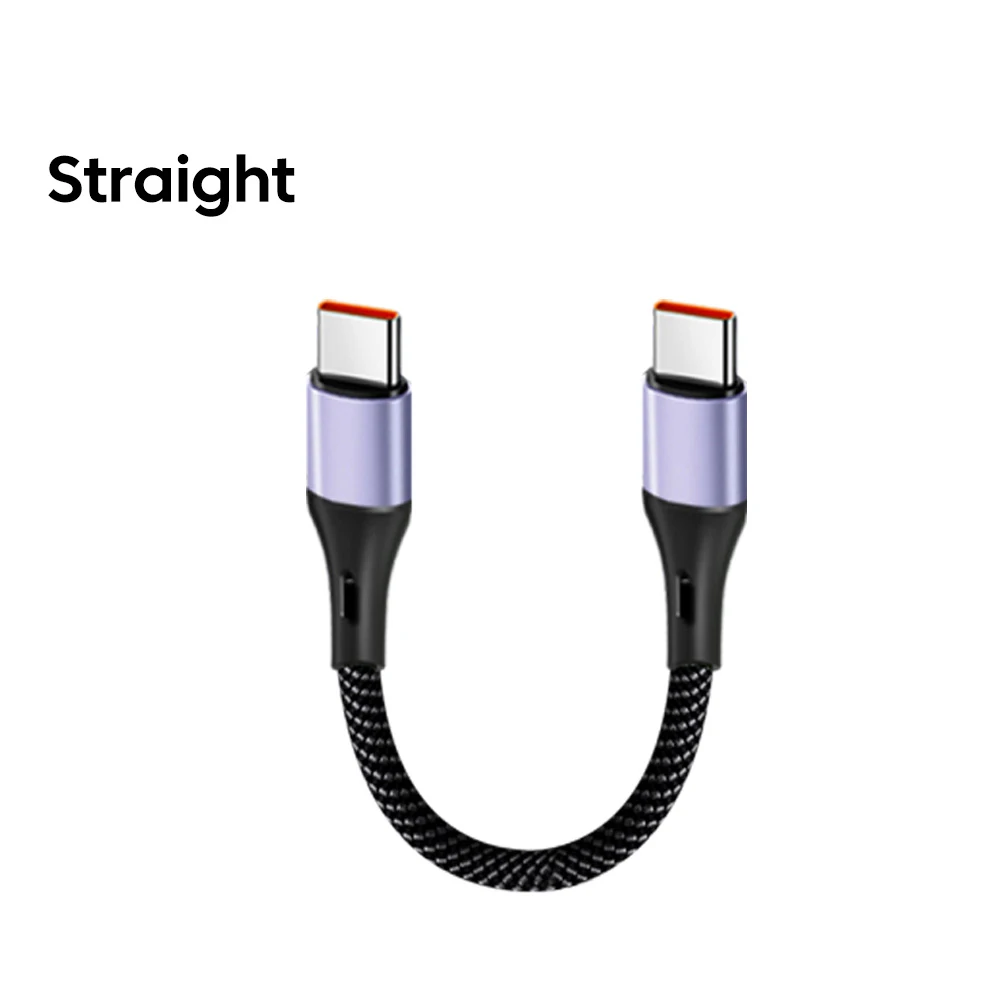 

100/66W 0.3m Game Fast Charging Short Data Cable Type-C Fast Game Charging Cable Mobile Phone Gaming Accessories for Samsung