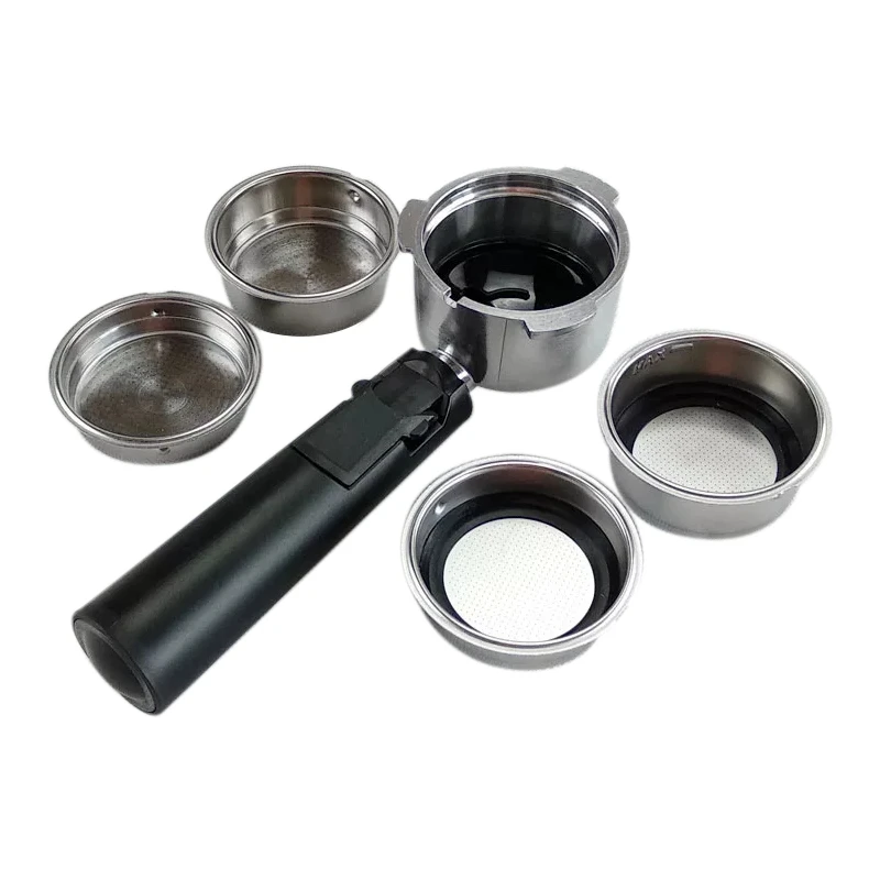 

51Mm Italian Home Coffee Machine Handle Bracket Accessories,Coffee Machine Bracket Handle Pressure Filter Powder Bowl