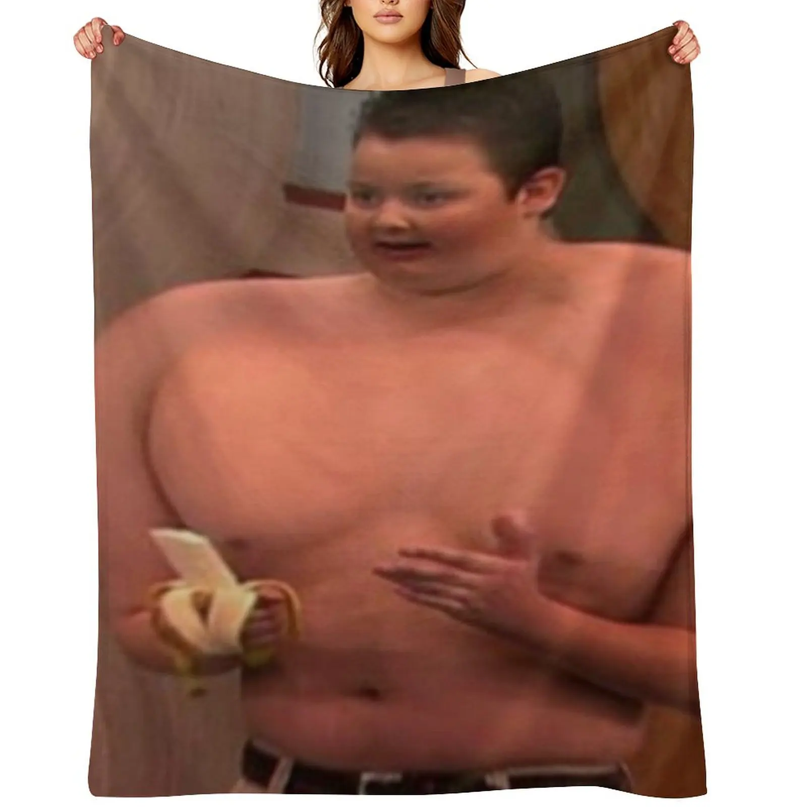 

Gibby Wide - iCarly Throw Blanket Plaid on the sofa Luxury Brand Personalized Gift sofa bed Blankets
