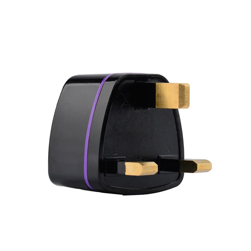Universal British Standard Conversion Socket Converter Power Plug Converter Travel black Plug Power Adapter D4