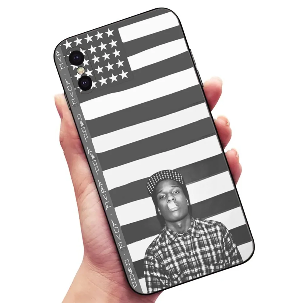 A-A$AP R-Rocky Rapper Phone Case for Samsung S24, 22,30, 20,10, 9,Note20 Ultra、Lite、Ultra、5G、Plus、FE