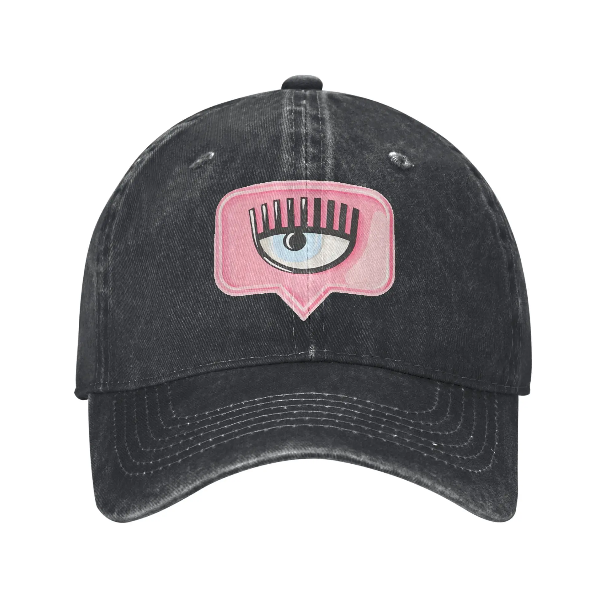 

Custom Classic Cotton Ferragnis Eyes C-Chiara Baseball Cap Women Men Adjustable Dad Hat Performance