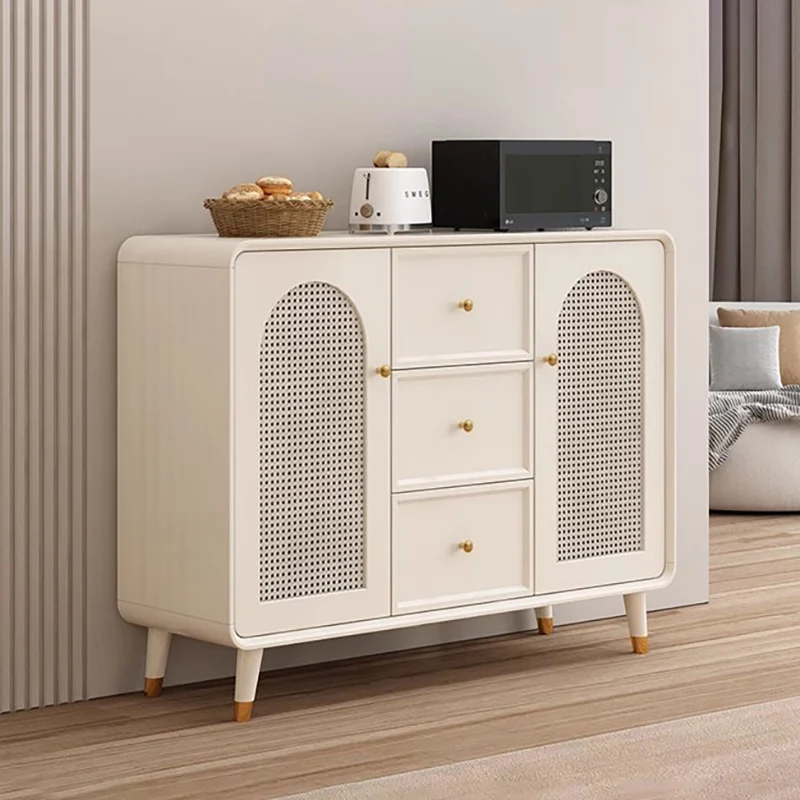 

Round Cream Style Living Room Cabinets Storage Nordic Style Minimalist Display Cabinet Bedroom Luxury Kasten Home Furniture