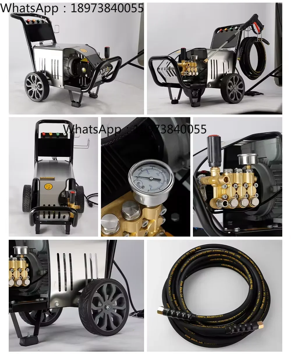 500 bar high pressure industrial surface washer/300 bar 4000 psi electric pump high pressure jet car washer