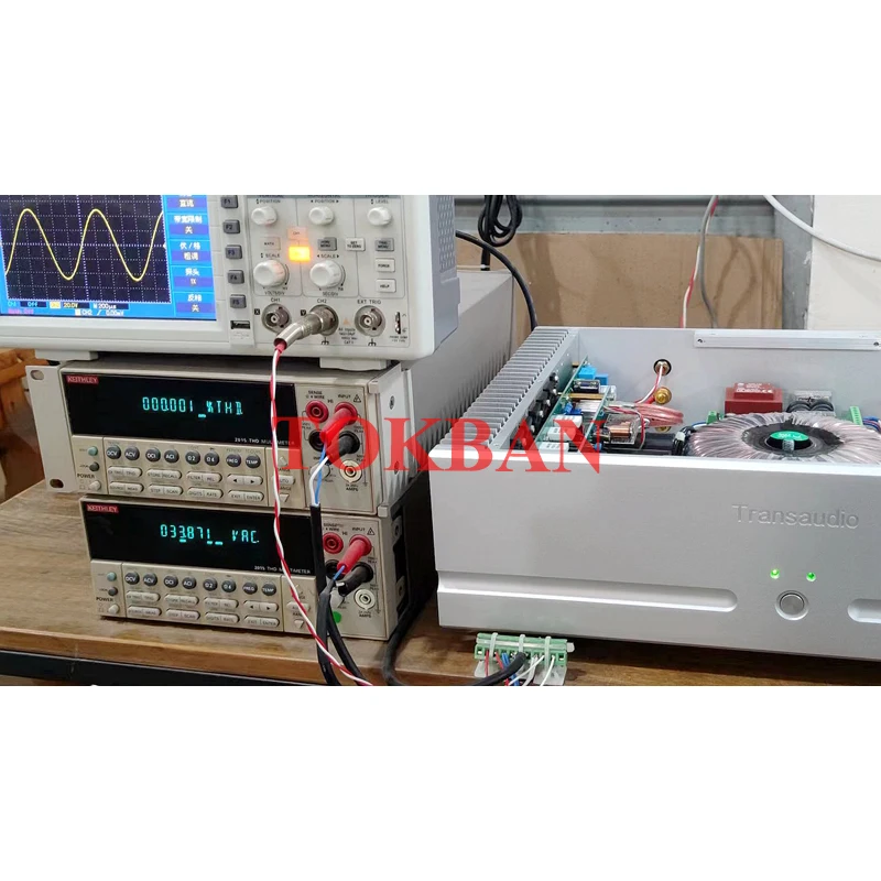 Tokban FM711 Amplificatore di potenza 150w * 2 Ad alta potenza ON MJL4281 Amplificatore audio HIFI a bassa distorsione a basso rumore