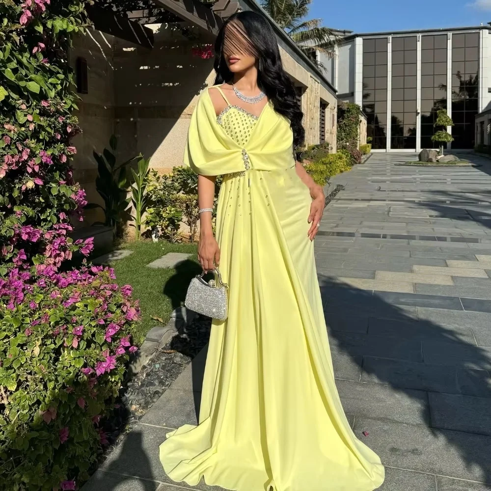 تخصيص رائعة حورية البحر الديكور المرأة حفلة موسيقية اللباس الحبيب الساحرة أكمام الطابق طول حزب اللباس المرأة ثوب مسائي