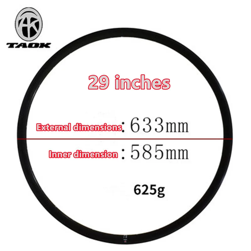 Aluminum Alloy High-Strength Disc Brake, Double-Layer Rim, Mountain Bike, 20242627.529 Inch