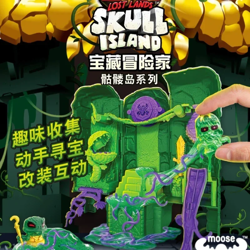 Treasure X Treasure Adventurer Gold Treasure Alien Skull Island Pagoda Swamp Boy Toy Action Figures Holiday Gifts for Children