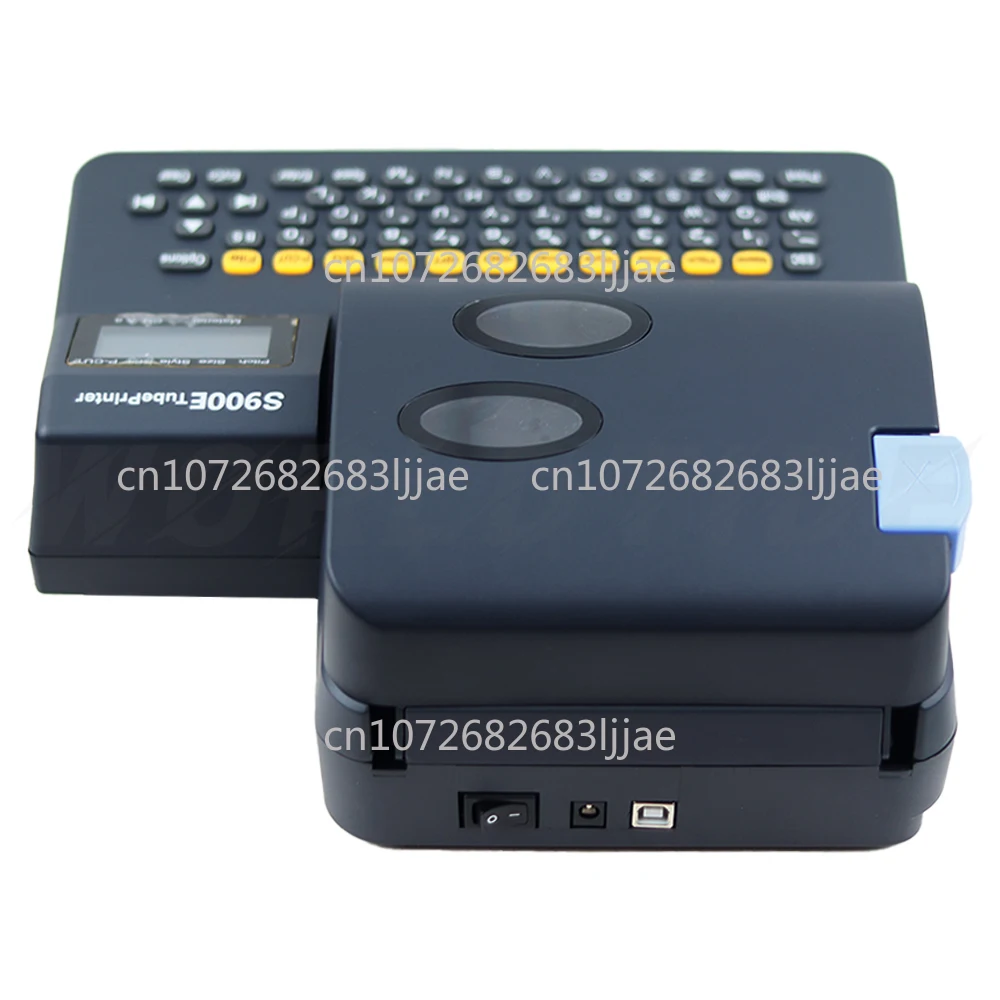 Máquina de número de línea estándar S900E, máquina de codificación de tubo de número de impresora, máquina de marcado de etiquetas de manga S800E