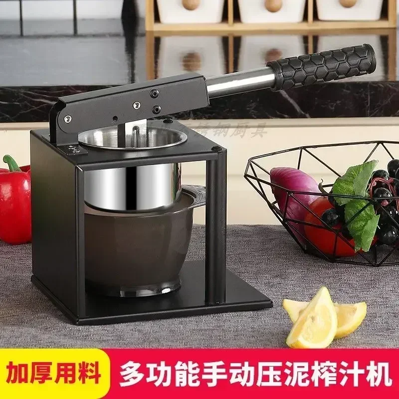 Stainless steel manual juicer household fried watermelon juice orange squeezer fruit squeezer pomegranate juicer juice machine