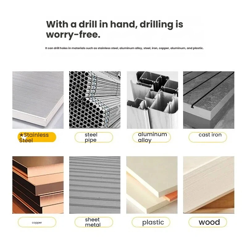 Fully ground 65 high-speed steel cobalt-containing superhard stainless steel iron metal special open-hole straight shank drill
