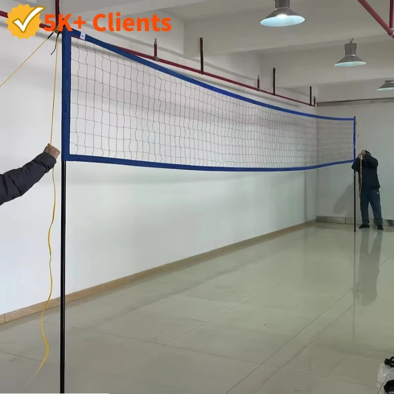 Factory Direct Supply Multifunctional Volleyball  Nets Portable Volleyball Training Net, Outdoor Badminton and Volleyball Net