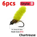 6pcs Chartreuse B