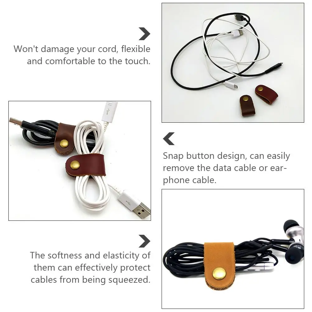 10 Pcs Headphone Winder Cable Organizer Usb Clamp Organizers Wireless Holder Clips Cord Management Charging