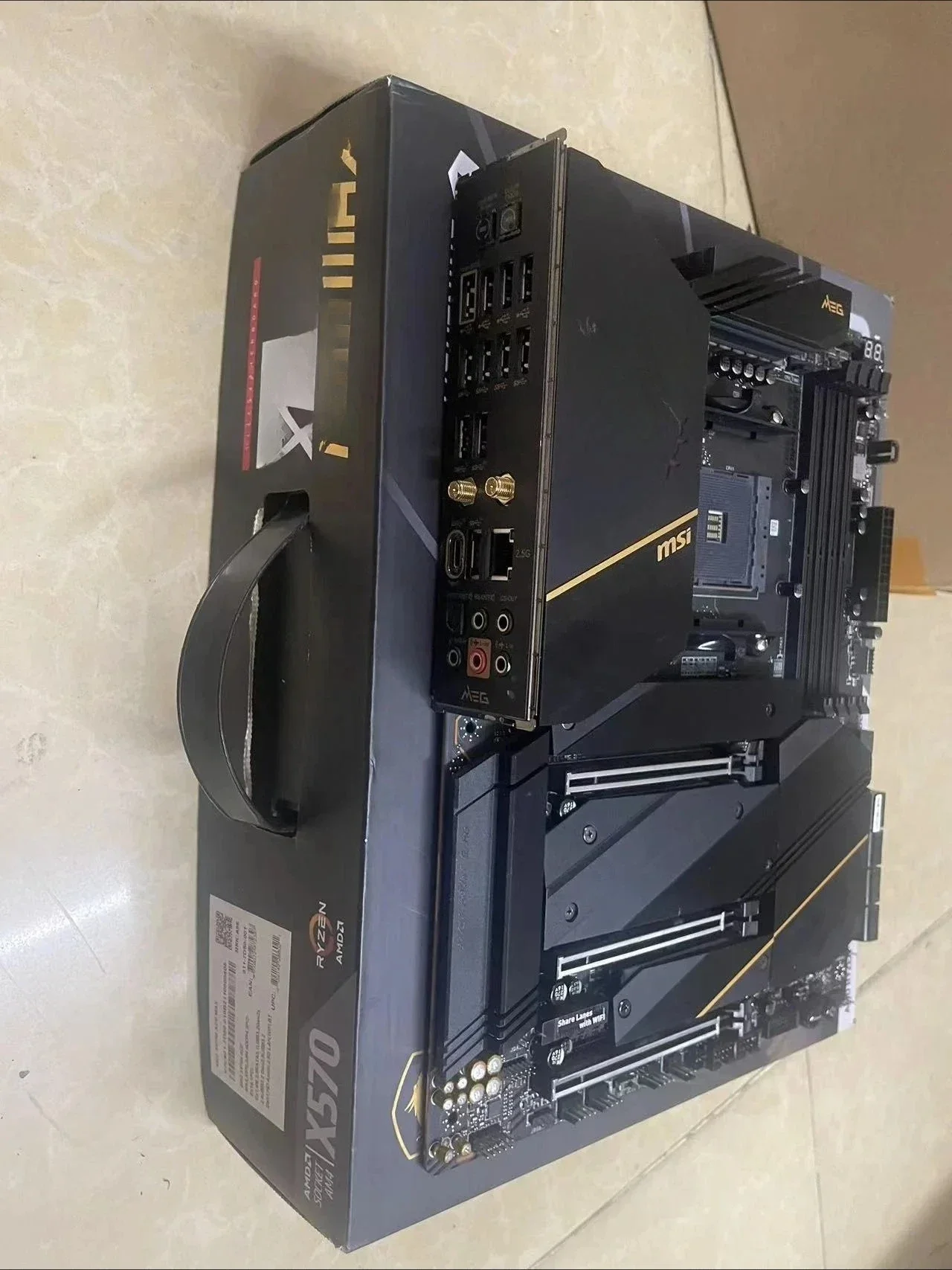 Original new desktop motherboard for    X570S ACE MAX - view 5