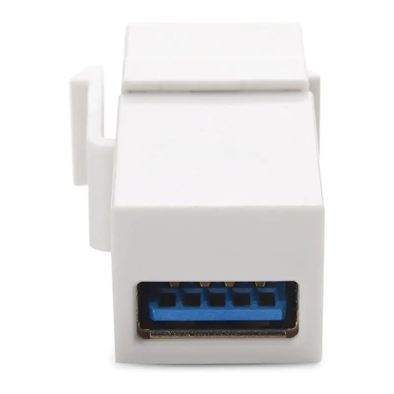 Stylish-USB 3.0 For KEYSTONE Jack Insert- 5-Pack Female To Female Gender Changer Coupler For KEYSTONE Wall Plate