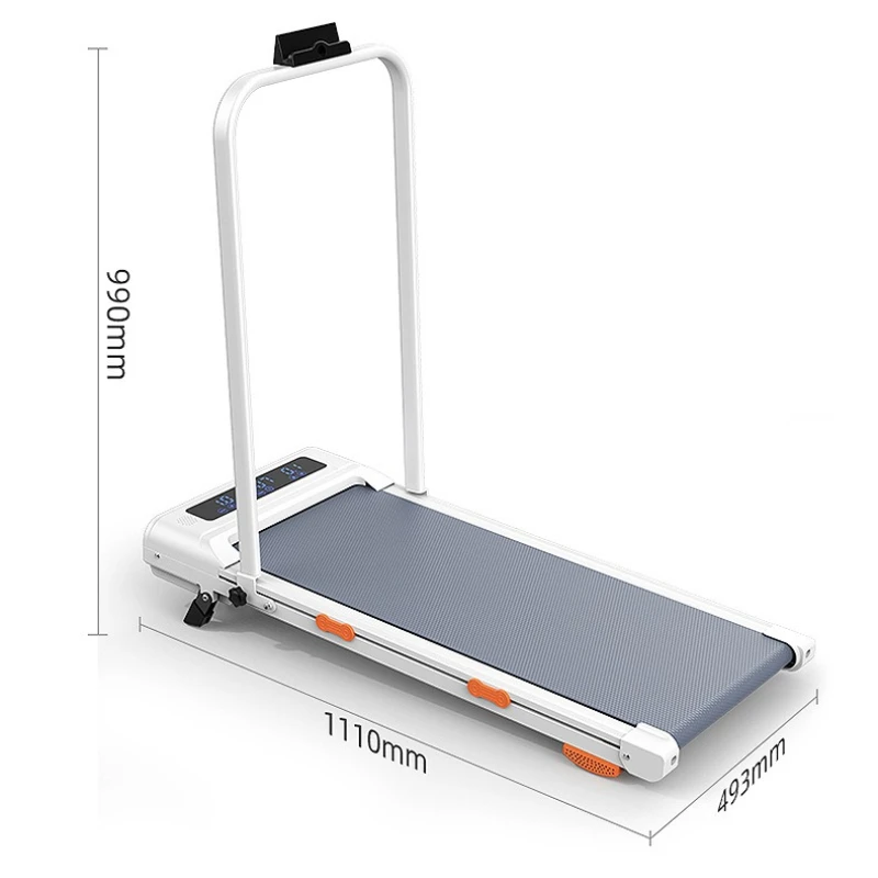 

Home Foldable Treadmill Small Electric Under Desk Walking Pad with Running Screen Bluetooth