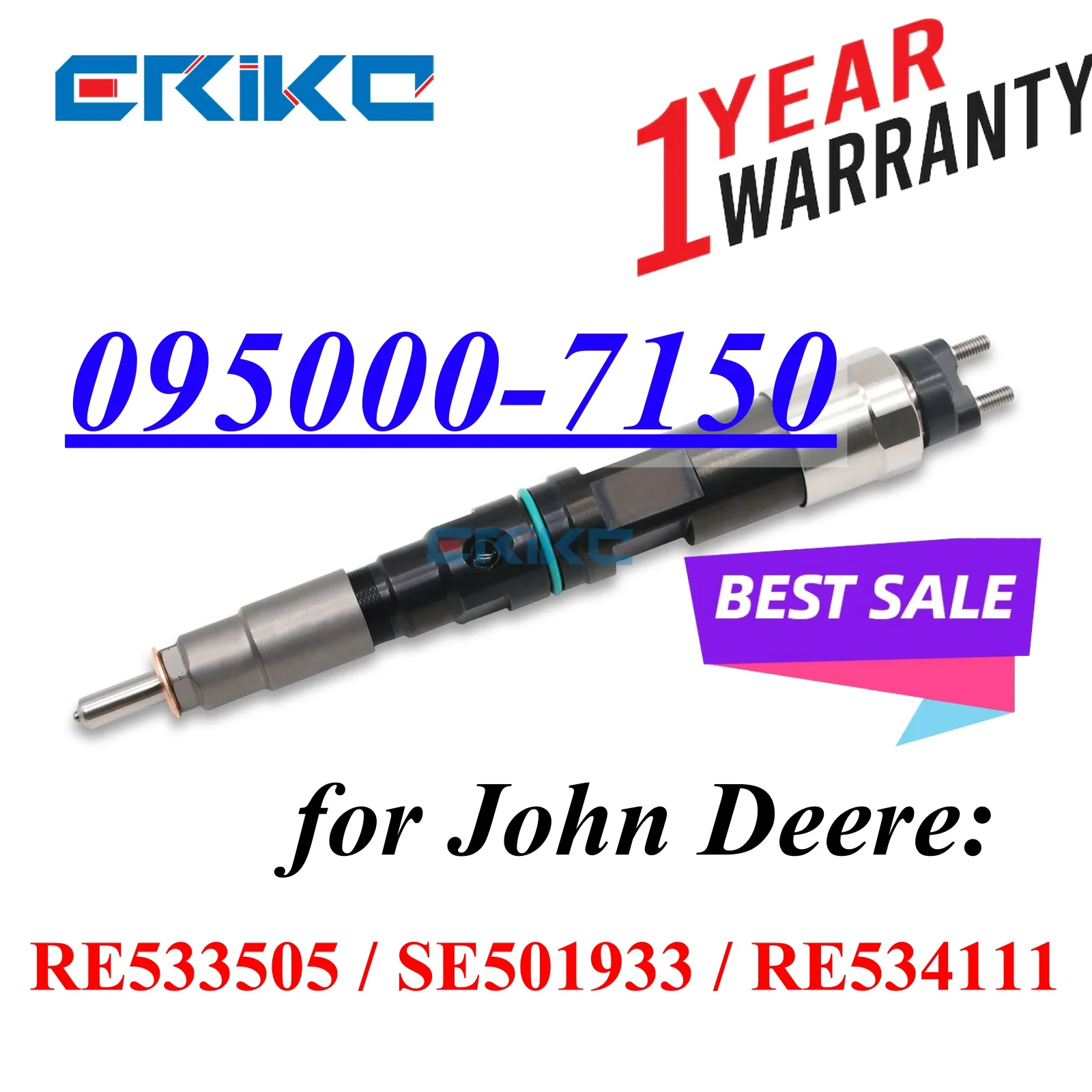 095000-7150 RE534111 Новая форсунка дизельного топлива 095000-7151 для John Deere RE533505 SE501933