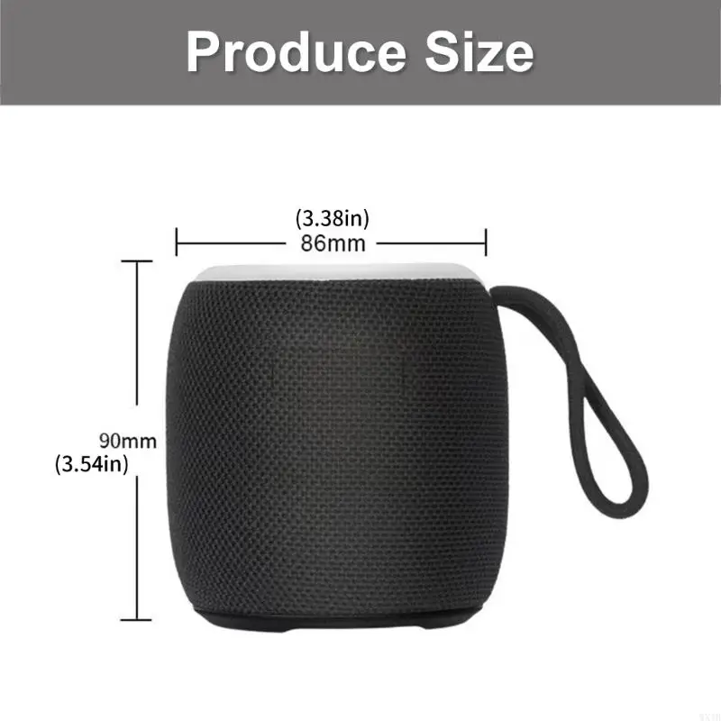 Wireless Pairing Portable Speaker 15W Stereo Sound Wireless Bluetooth-compatible 5.0 Connectivities 5H Long Battery lifes