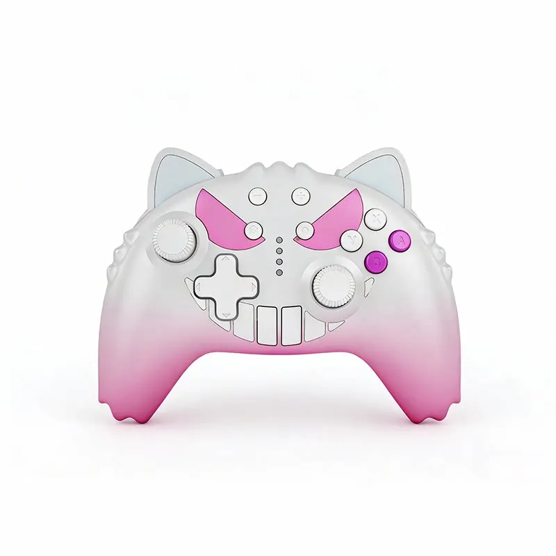 Gradient Pink Purple Devil Series Game Controller For Tesla Car Model 3 Model Y  TMR Joystick Tablet Switch 1/2 Multi Platform - view 5