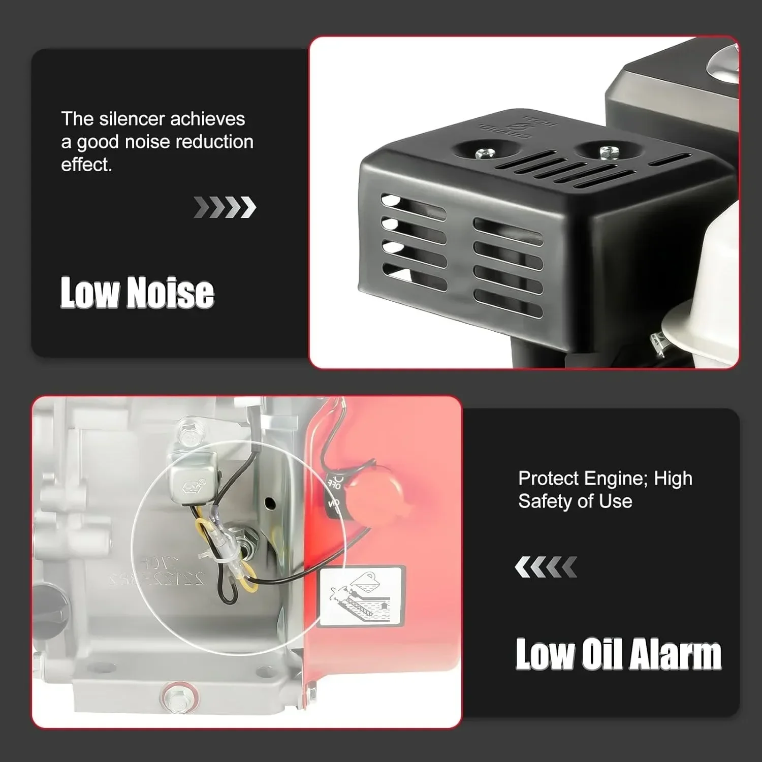 محرك بنزين رباعي الأشواط 7.5 حصان OHV محرك بنزين محرك اسطوانة واحدة محرك بنزين محرك دائرة المحرك