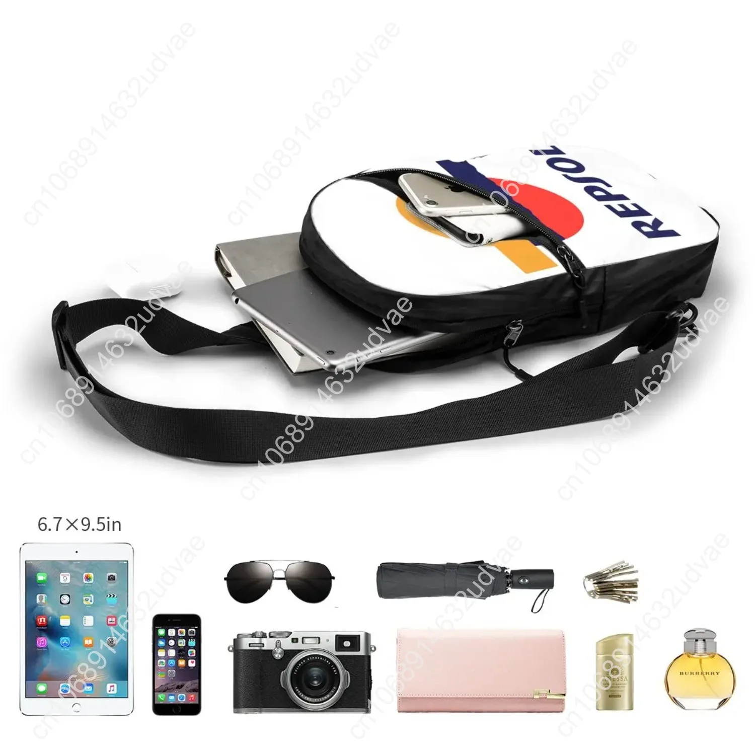 Personalized Womens Mens Crossbody Bag Chest Sling Backpack Custom Shoulder Bag Travel Backpack