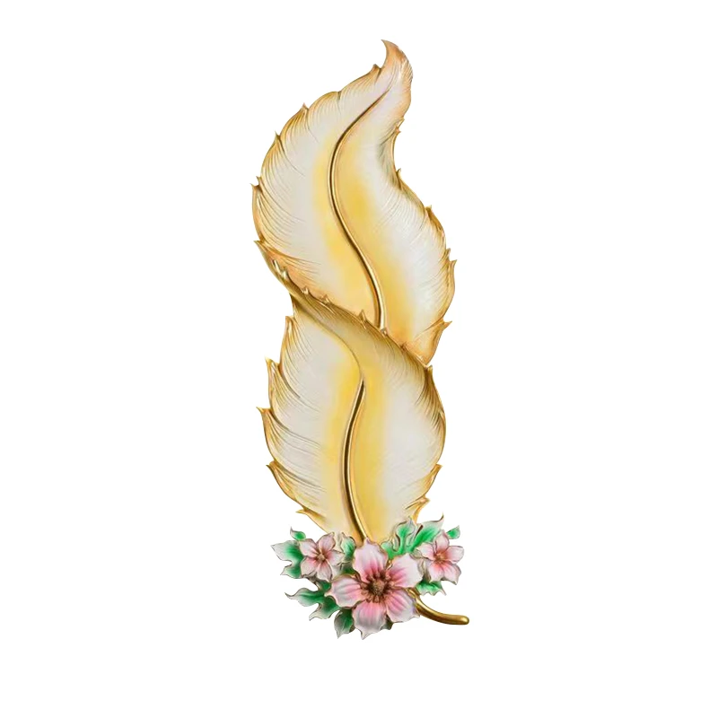 DEBBY Modern Plume Wall Lamp LED Interior Creative Resin Sconce Light for Home Living Room Corridor Background Decor