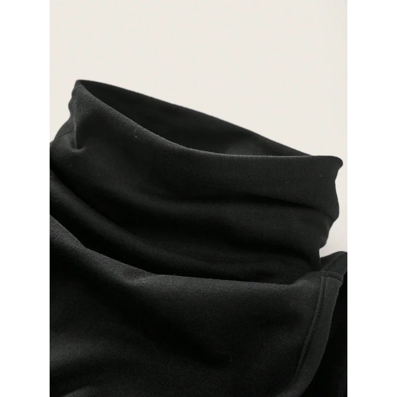 الملابس النسائية الأوروبية والأمريكية Xiaozhongyou ElegantTT-shirt الخريف والشتاء تصميم جديد متستر خارج على الكتف