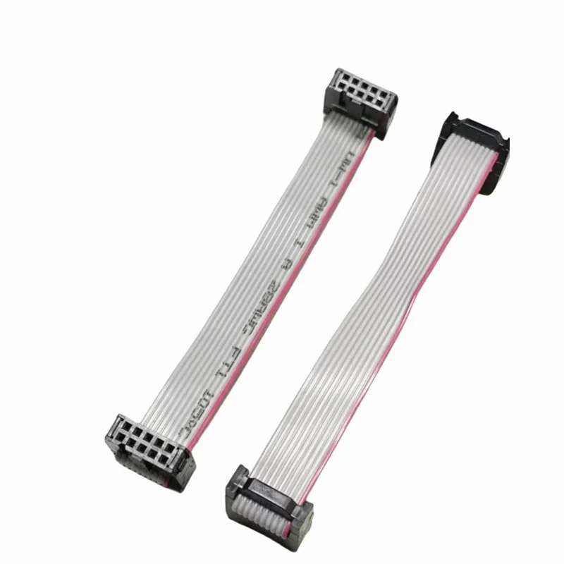 1Pcs 2.54mm Pitch JTAG ISP Gray Flat Ribbon Data Cable FC-6/8/10/12/14/16/18/20/24/26/30/34/40/50 Pin FOR DC3 F/F IDC Box Header