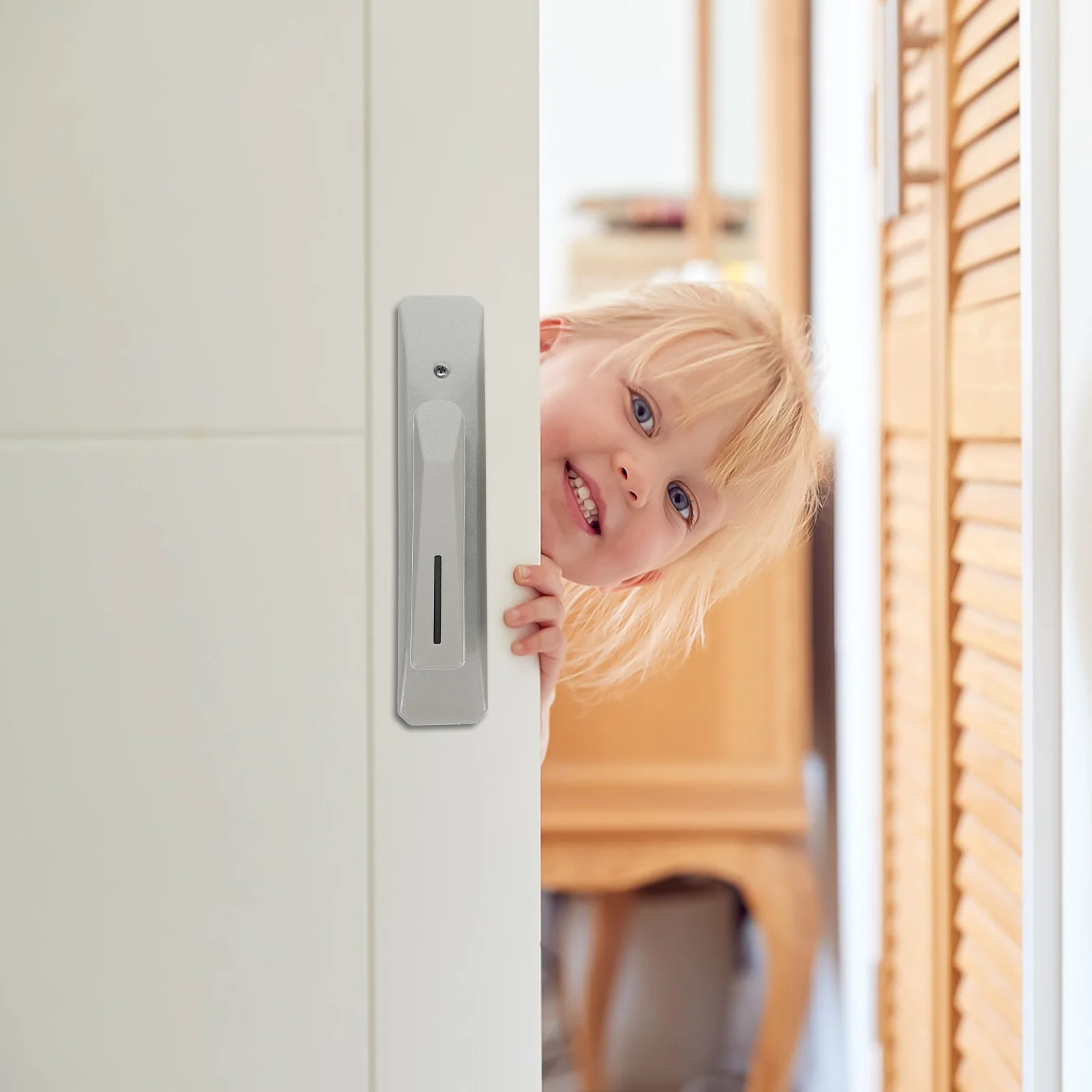 مقبض قفل الحمام، ذراع الباب الداخلي من الحديد الأسود، آلية الخصوصية بدون مفتاح لأمن غرفة الحمام والمرحاض باللون الذهبي الوردي