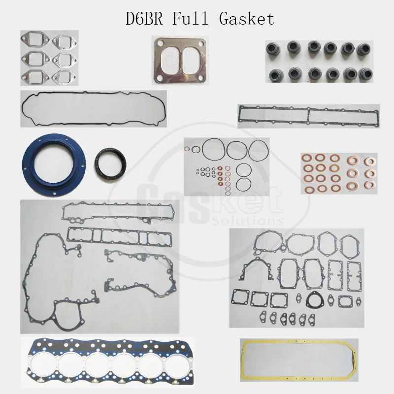 D6BR D2366 D2366T D2366-2 D2366-1 DB33 DV11 complete Engine Full gasket set kit for Hyundai Daewoo 20910-93A10 65.009002366