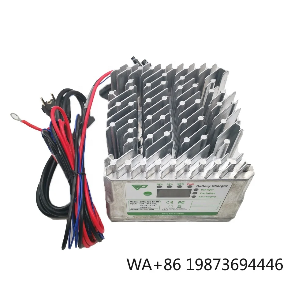 

24 Volt 19AMP Industrial Battery Charger 161827 Power Supply for Scissor Lift Battery