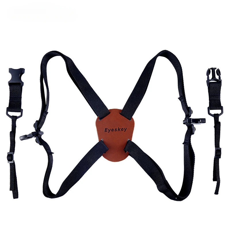 X-Shaped Harness Strap Adjustable Binocular Carrier Elastic Durable Shoulder Straps Optics Accessories for Binoculars and Camera