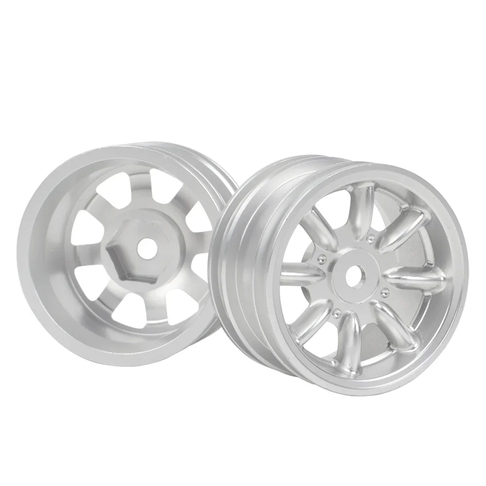 Aluminum Wheels Rims for 1/10 RC Car Tamiya Mini Cooper M05 Pro M06 M07 M08 M-Chassis SW-01 MF-01X MB-01 Upgrade Parts