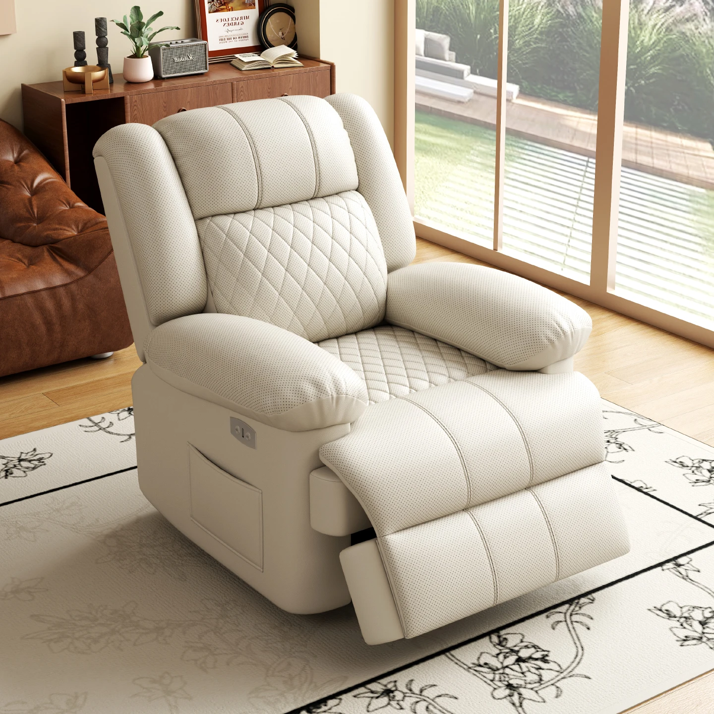 

Multifunctional Sofa Cabin Single Electric Massage Living Room Small Apartment Rocking Swivel Chair Nail Beauty