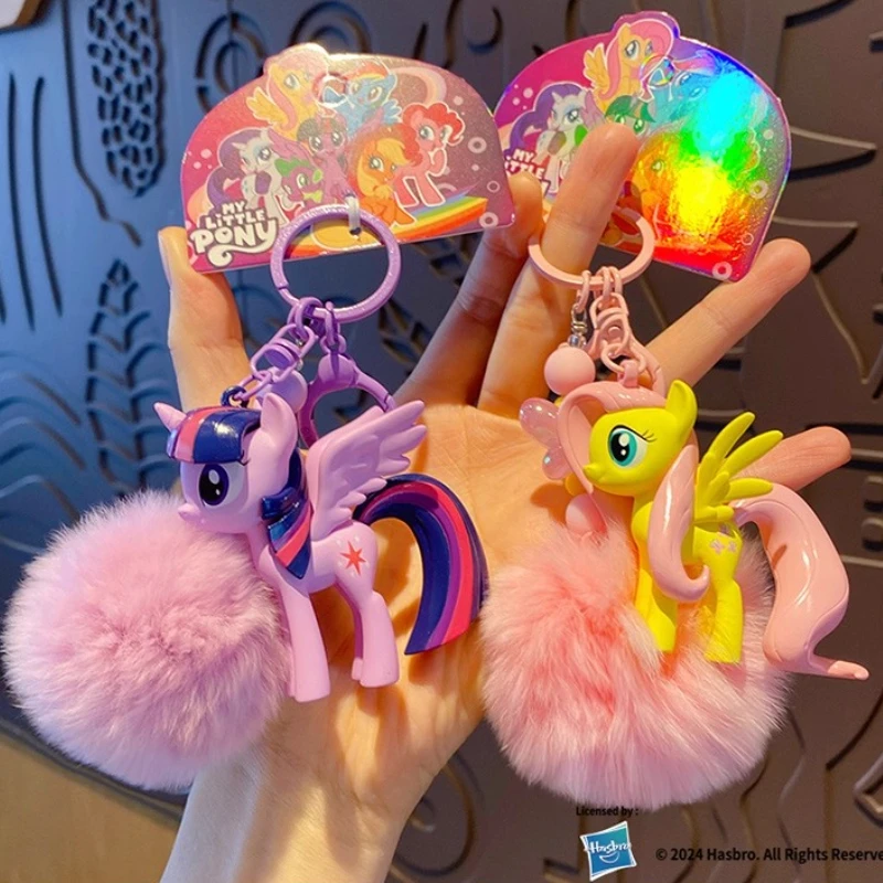 هاسبرو بلدي ليتل المهر قوس قزح داش Fluttershy الخنصر فطيرة أبلجاك نادر نموذج حقيبة أنيقة المعلقات سلاسل المفاتيح الحلي هدايا الاطفال