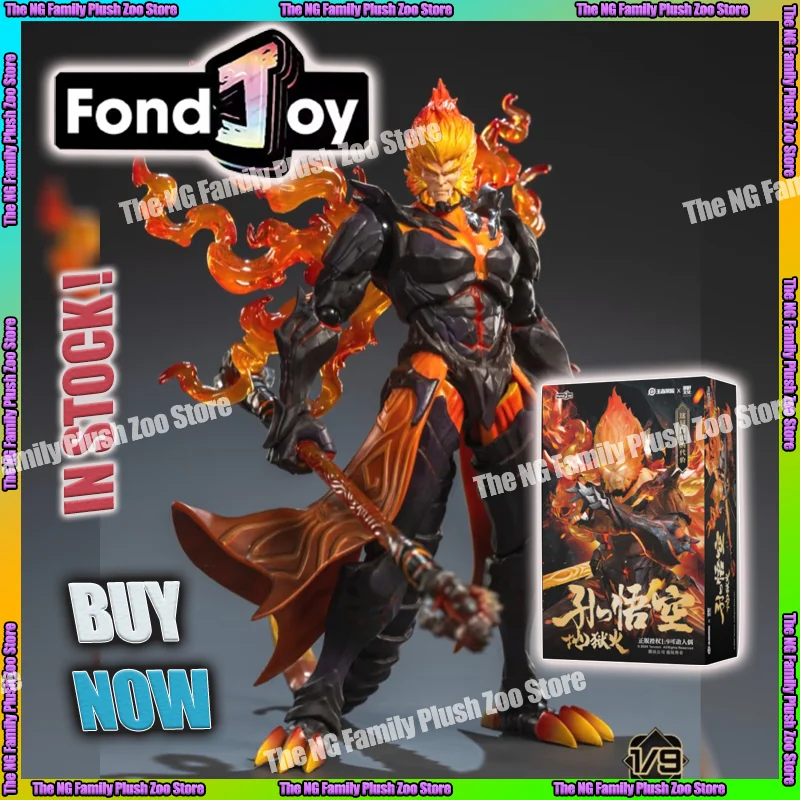 

New Fondjoy Arena Of Valor Sun Wukong Hellfire Model 1/9 Scale Anime Action Figure PVC Model Collection Boys Kids Gifts Toys