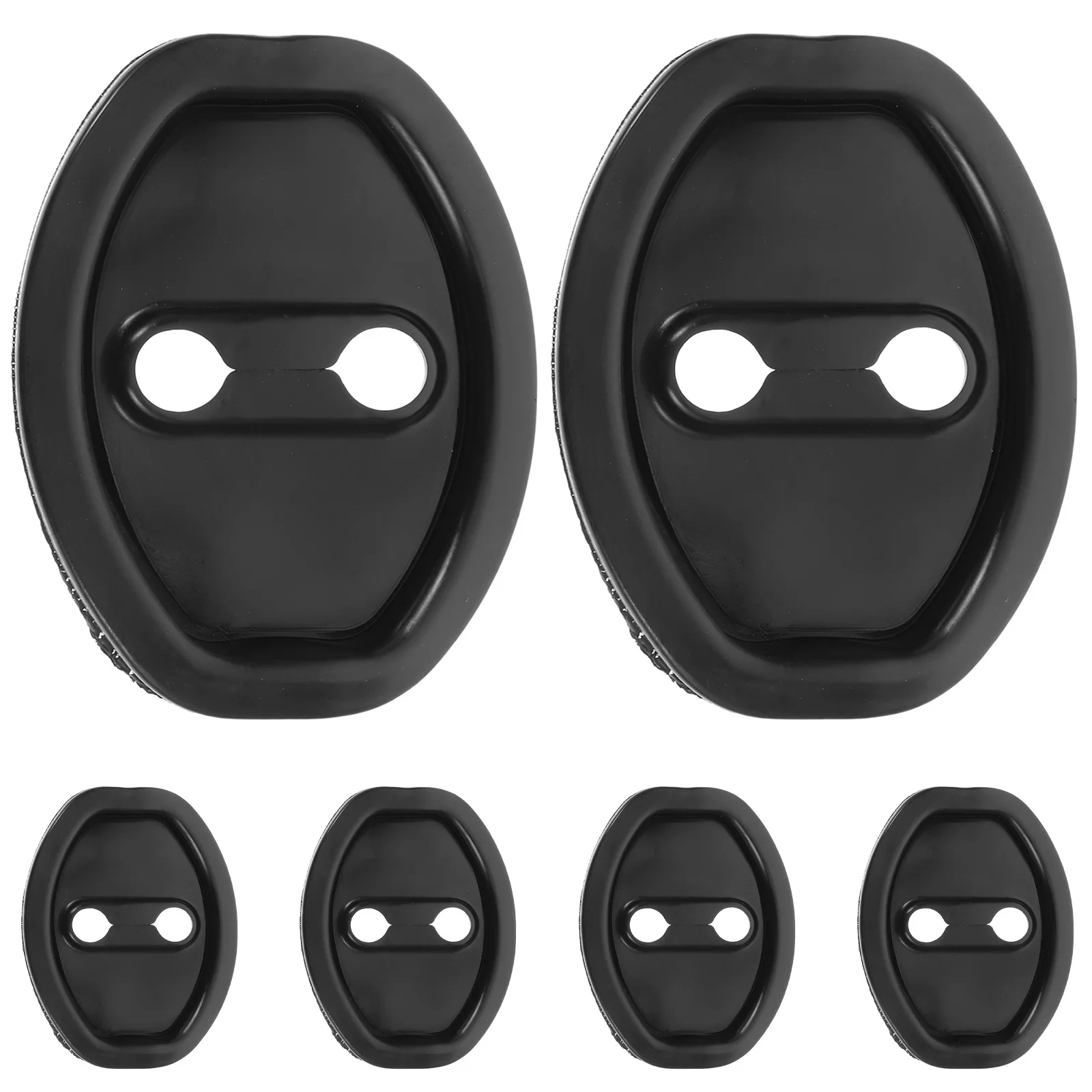 

6Pcs Car Door Lock Cover Universal Silicone Protection Latches Covers Noise Reduction Shock Absorption Longevity