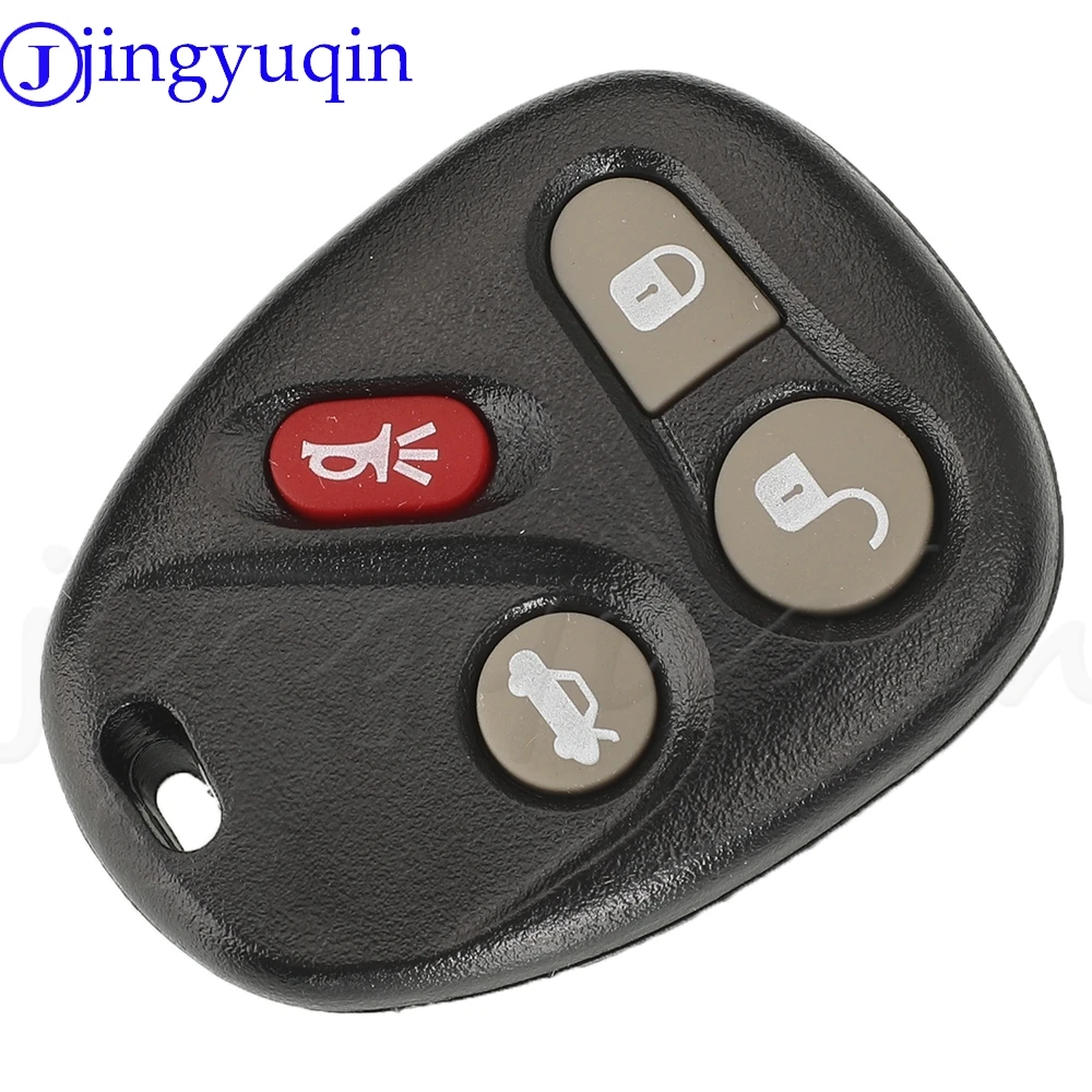 Buick 2003-2007 용 배터리 홀더가있는 JYQ 3BTN 자동차 키 쉘 Chevrolet Trailblazer GMC 원격 키 케이스 Fob 항목 교체