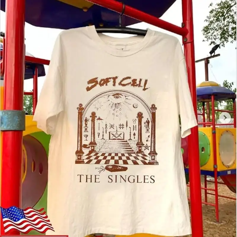 

Белая футболка Soft Cell Band The Singles, полный размер S 5Xl Sn617