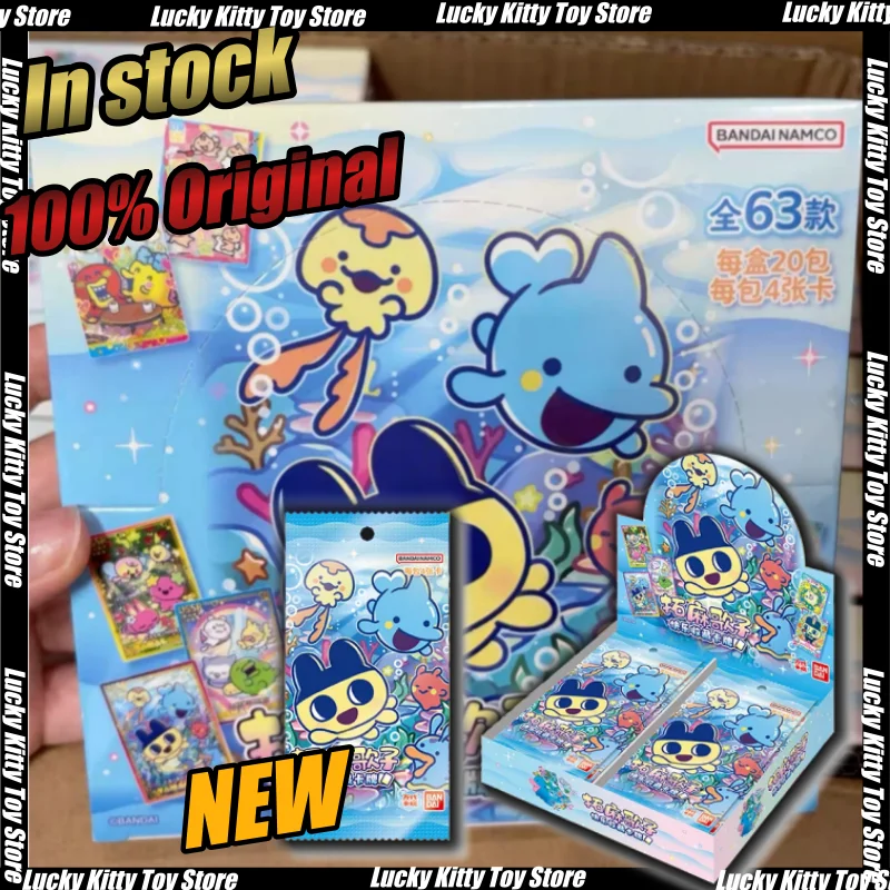 

【in stock】 New 100% Original BANDAI Tamagotchi Happy Collection Card TCG Booster Box Game Cards Rare USSR USR Cards Gifts Toys