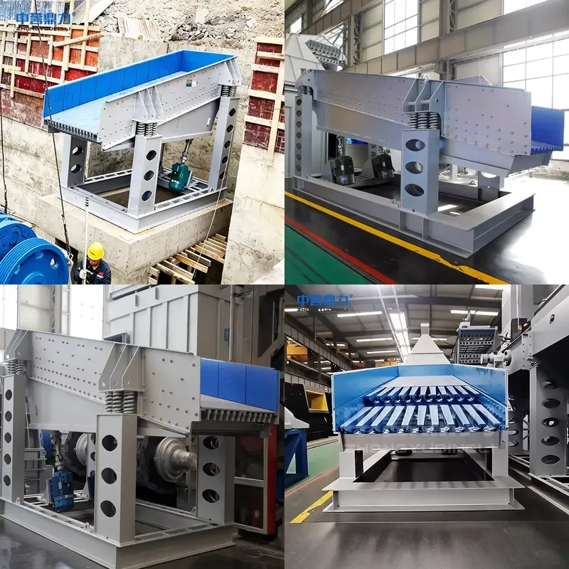 2026 CE Linear Vibrating Grizzly Feeder with Motor for Gold and Ore Mining High Output 150-200t/h Capacity