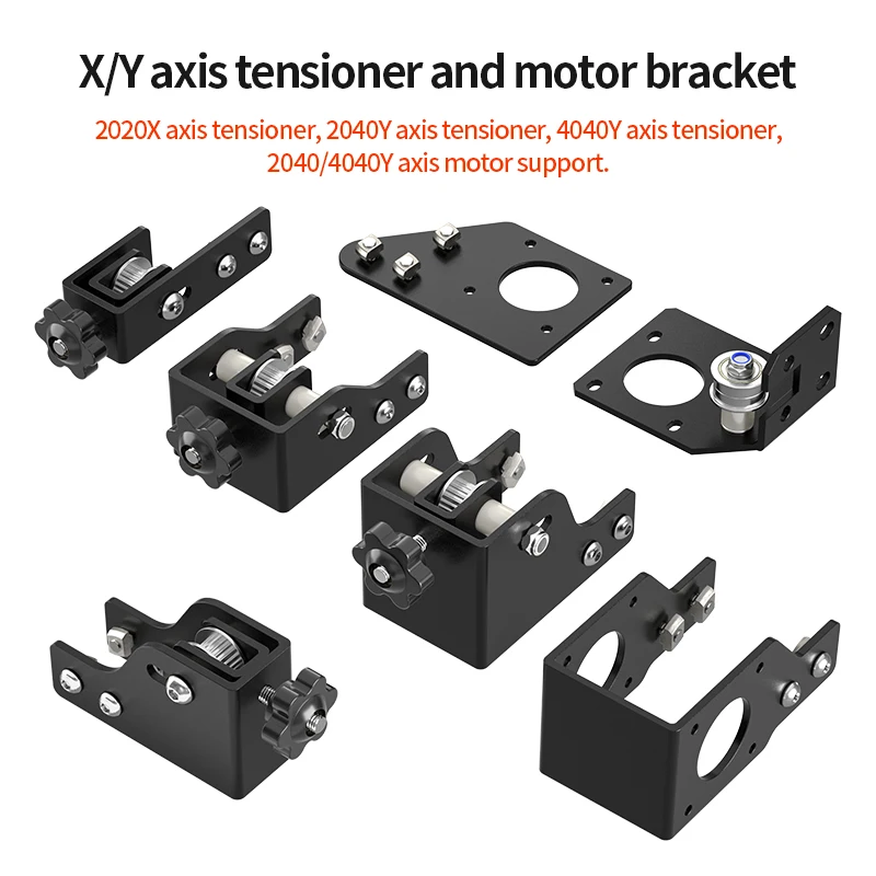 

Детали для 3D-принтера, кронштейн Y/X Axis 42 step motor и GT2 6 мм с натяжным устройством 2GT для фотографического 3D-принтера