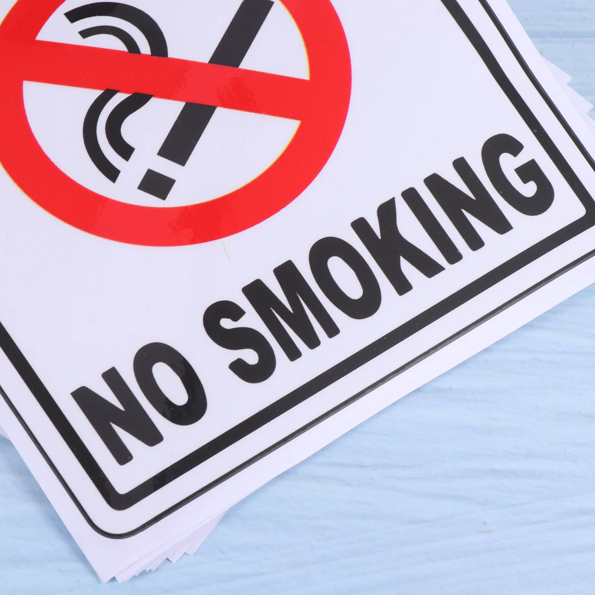 10pcs 14x14cm Creative No Warning Car Sticker Colorful Auto Decal Waterproof Car Bumper Stickers