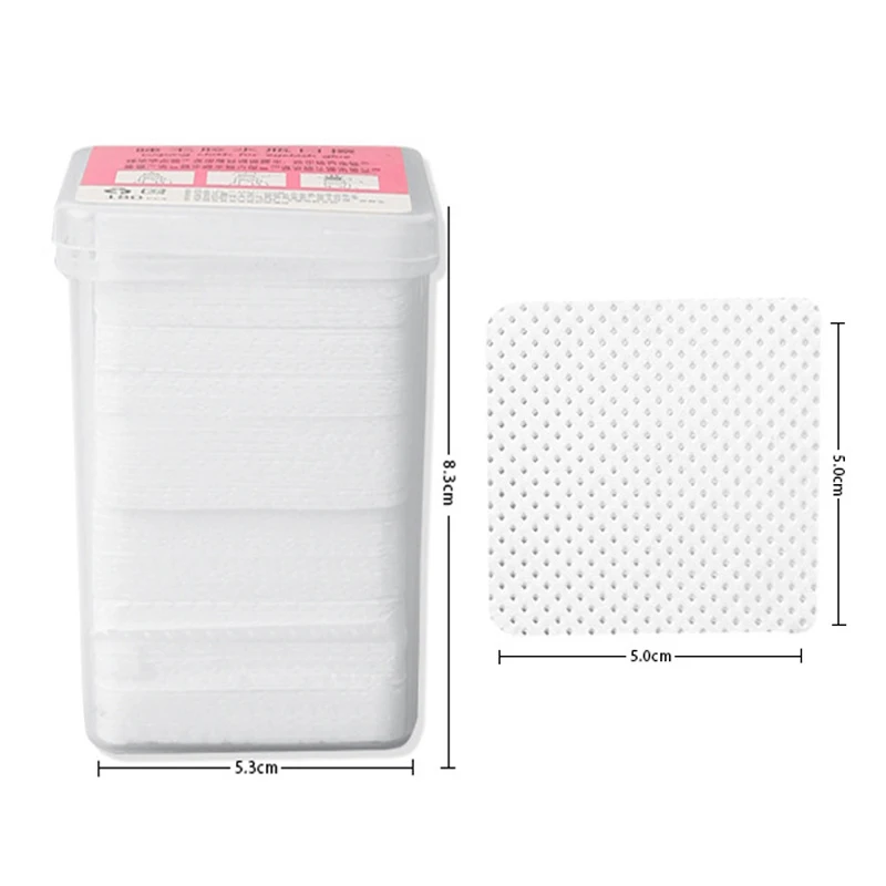 200pcs Wipes Paper Cotton Eyelash Glue Remover Wipe Mouth Of The Glue Bottle Prevent Clogging Glue Cleaner Pads Lash Extension